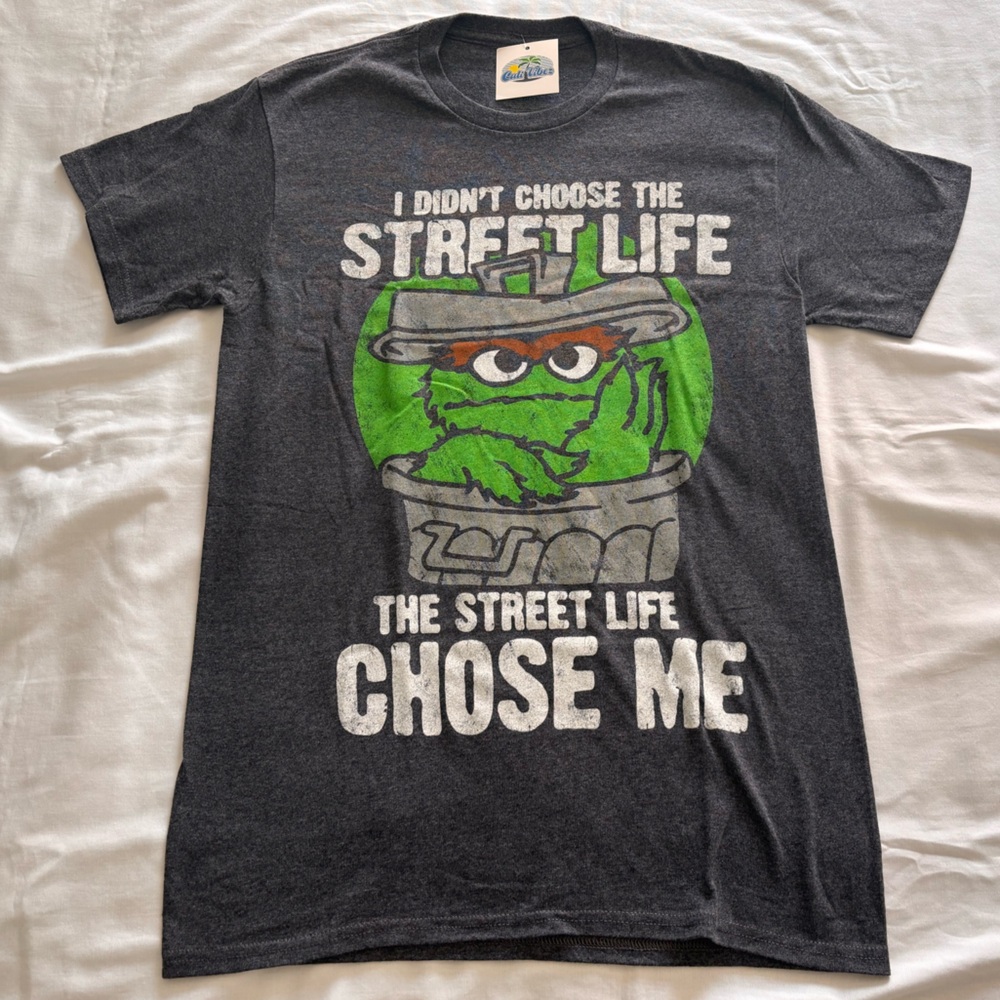 Oscar The Grouch Street Life Graphic T-Shirt